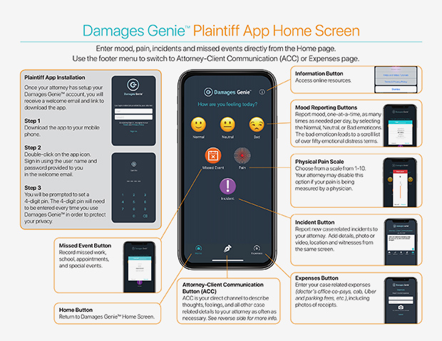 Damages Genie Plaintiff App